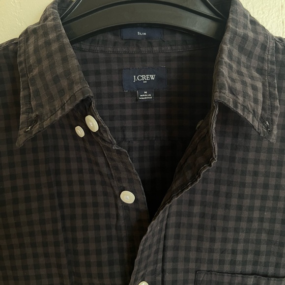 J Crew Men's Medium Long Sleeve Buttoned Down Shirt - Picture 4 of 4